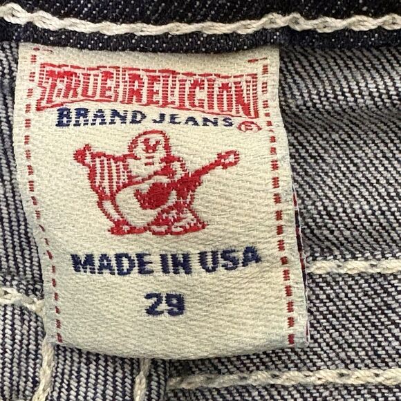True Religion Skinny Jeans #112790 Size 29 USA 99% Cotton Y2k Preppy - Picture 9 of 13